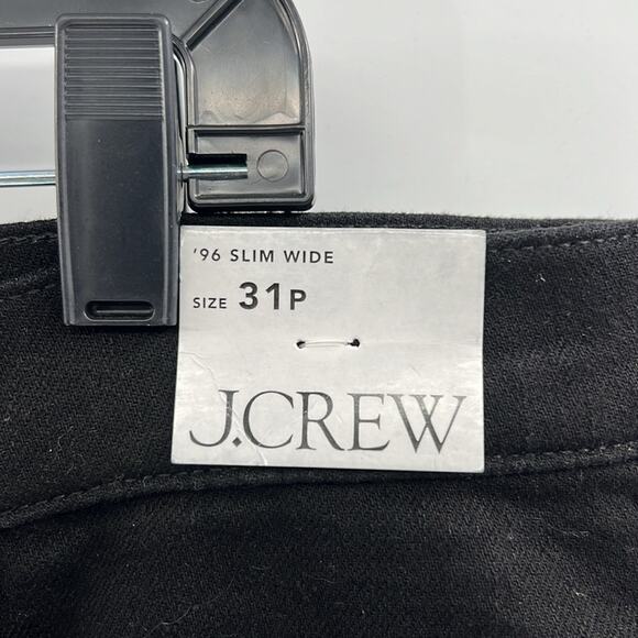 J. Crew Women's Petite slim-wide jean - Black - 31P - New with tags - Picture 7 of 9